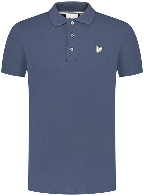 COTTON POLO SHIRT, MIDNIGHT BLUE