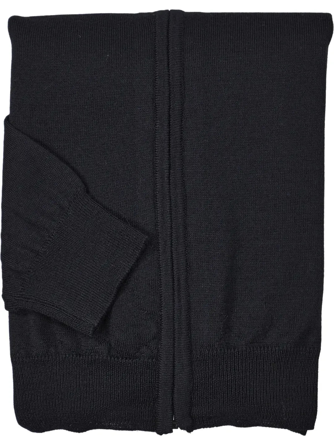 PADOVA FULLZIP KNITTED CARDIGAN, BLACK