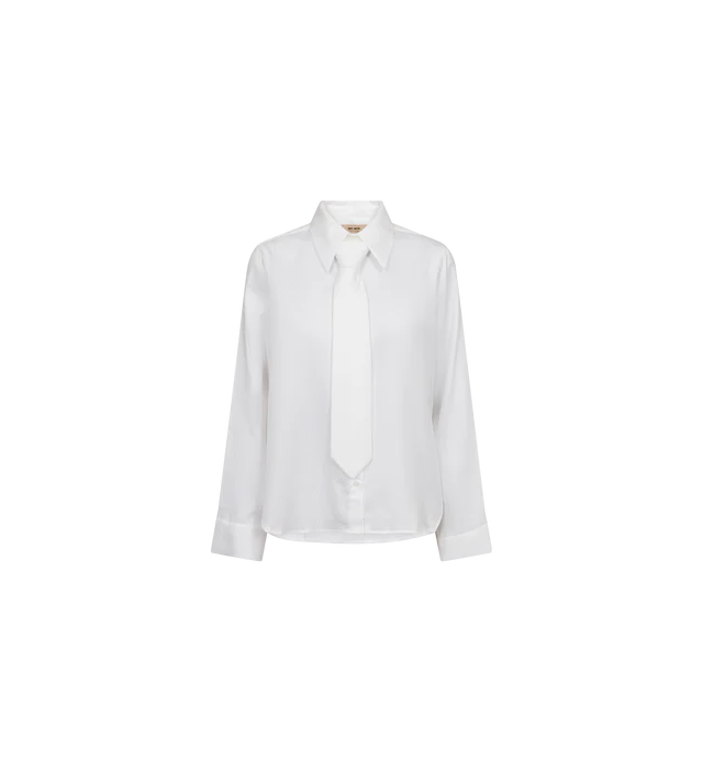 AYEN STRIPED SHIRT, WHITE