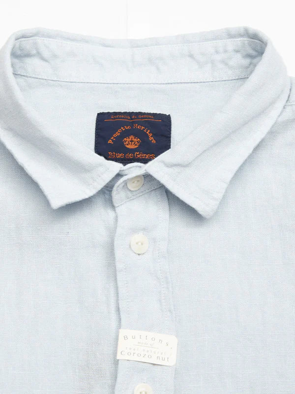 ENRICO BEACH SHIRT, BLUE WATER