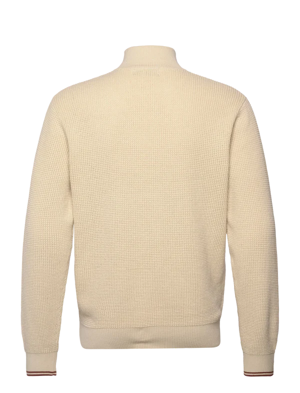 WAFFLE STITCH JUMPER, OATMEAL