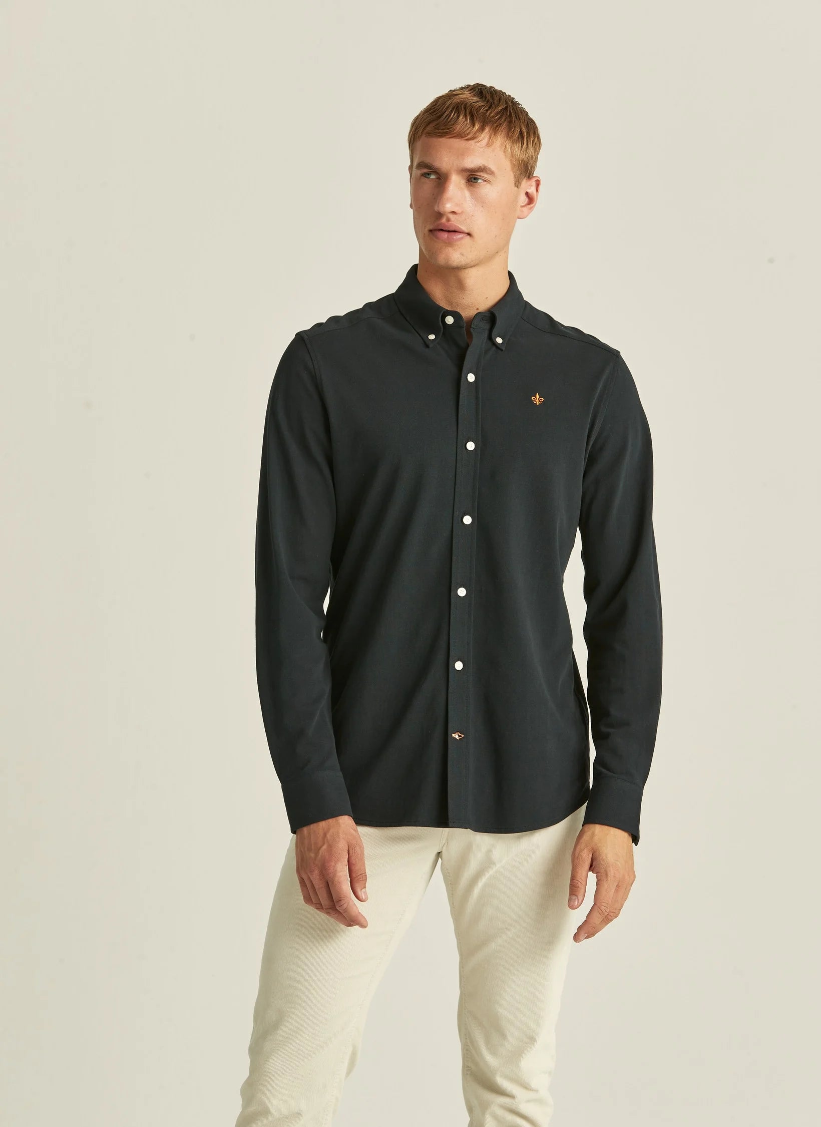 Ivory BD jersey shirt, blue