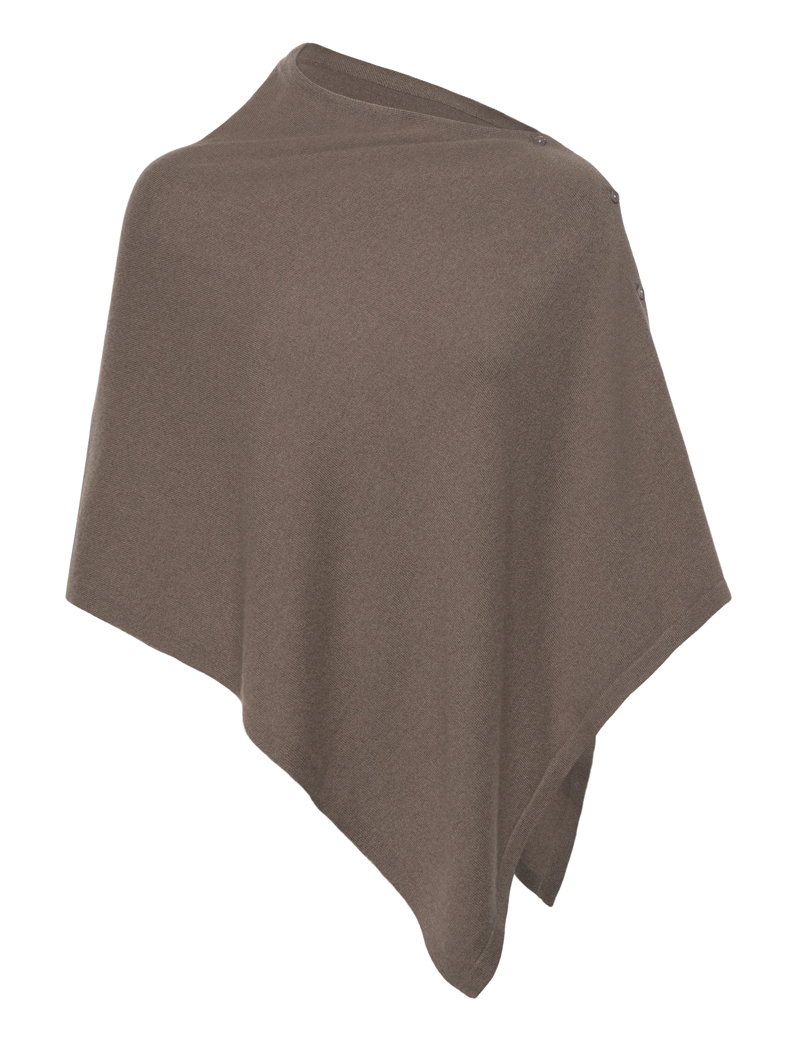 LAICA CASHMERE PONCHO, FALCON