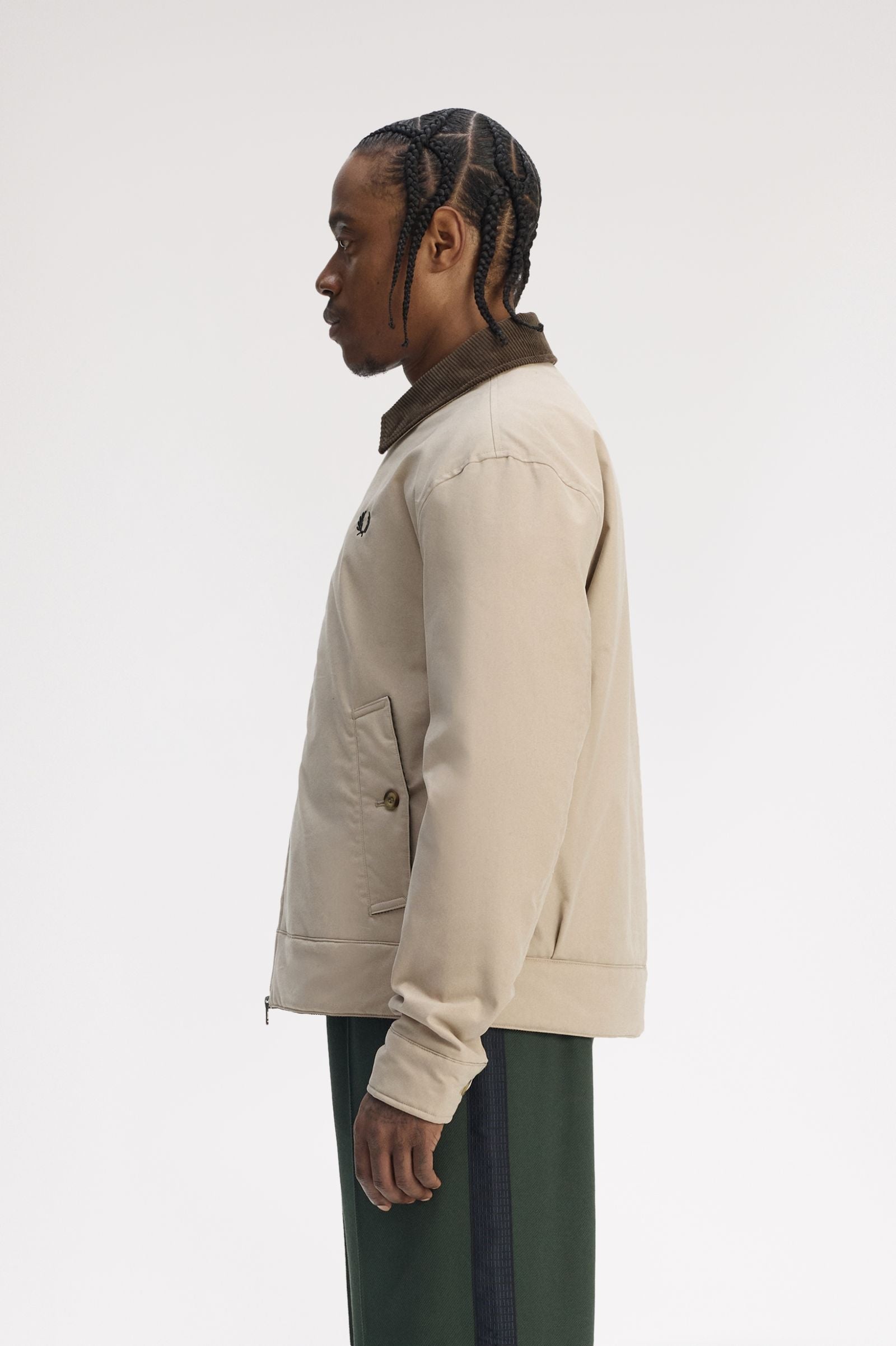 COTTON CABAN JACKET, WARM OAT