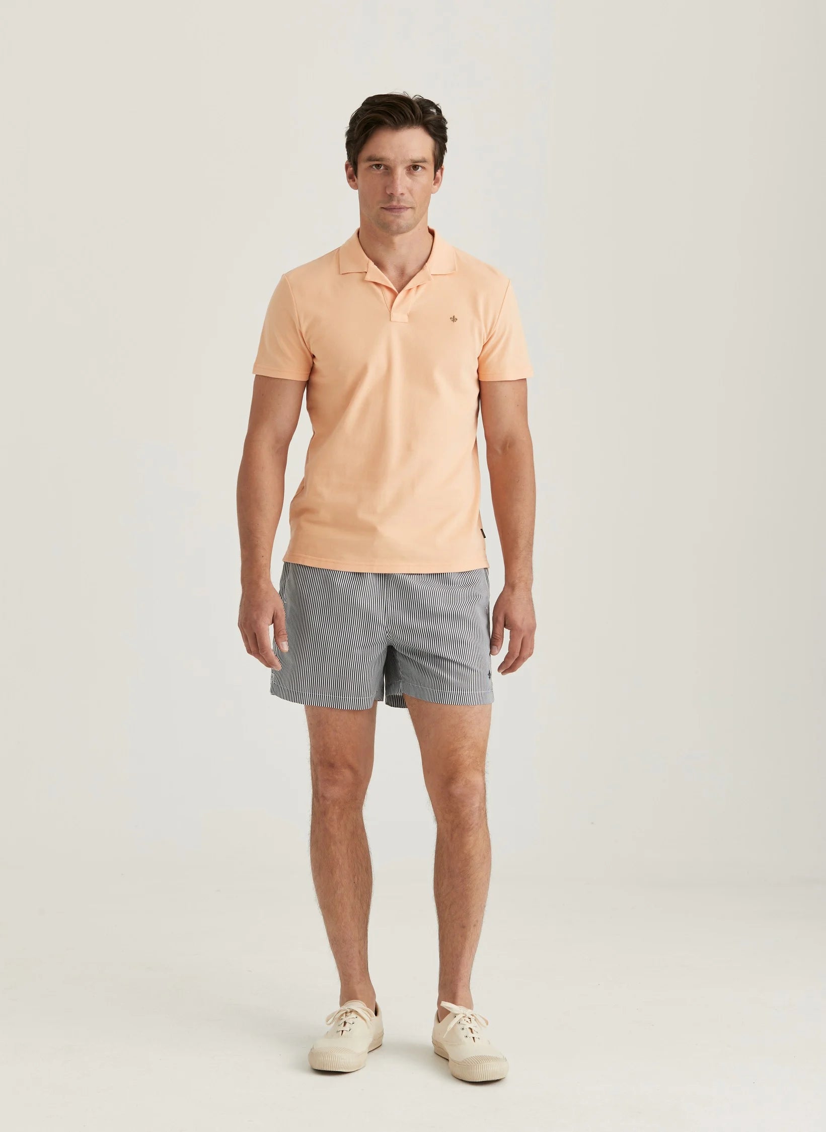 Dylan Piqué Shirt, Orange