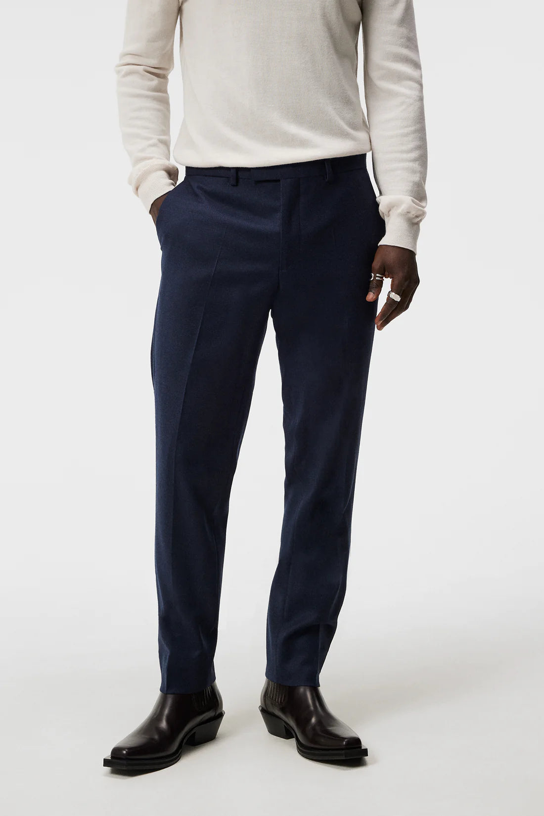 Grant Str Flannel Pants (navy)