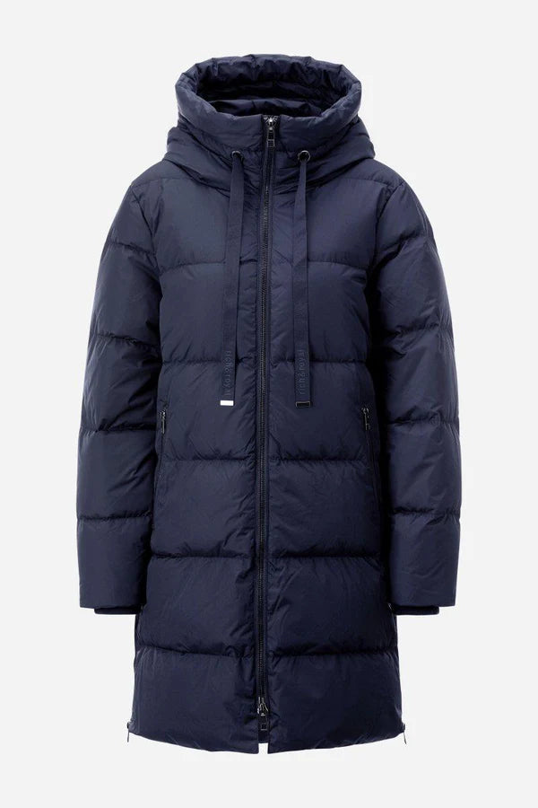 BIG PUFFER JACKET W/HOOD, MIDNIGHT BLUE