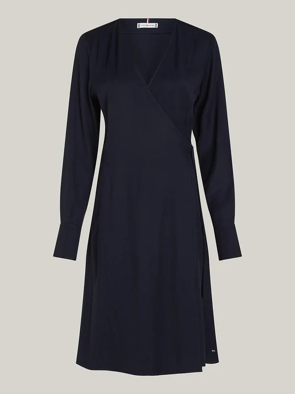 SEAL AOP FF KNEE DRESS, DESERT SKY