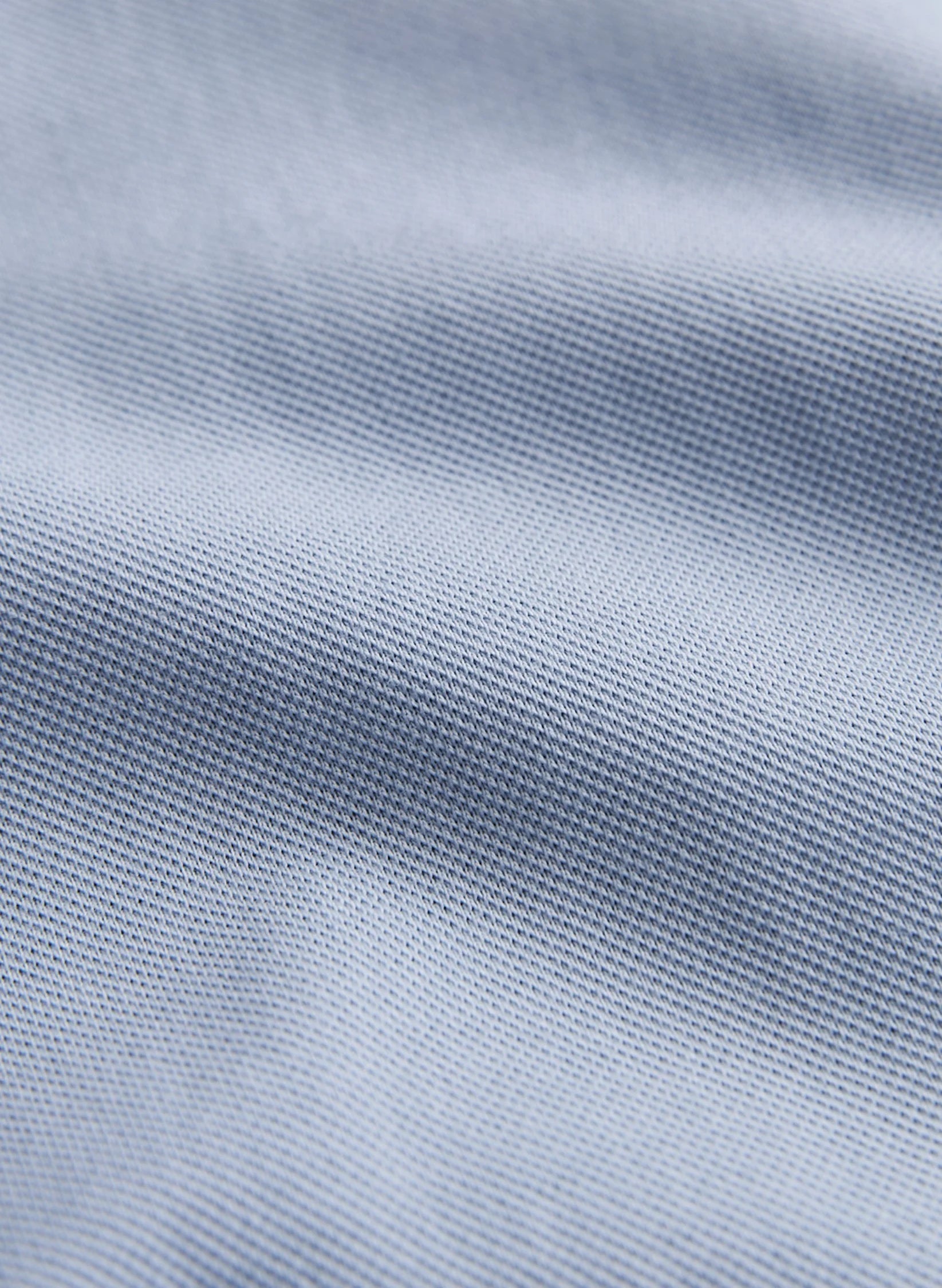 Eddie Pique Shirt, Slim fit, Light blue