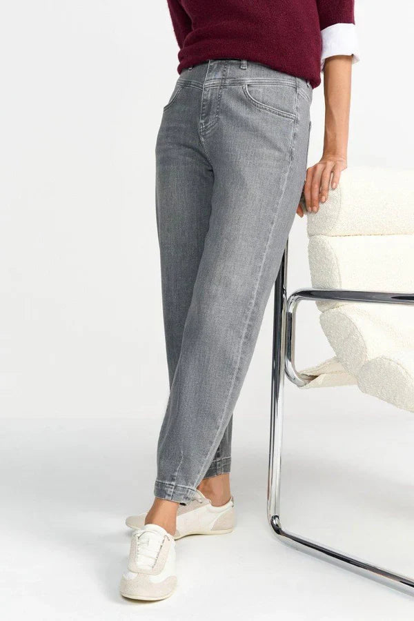 SLOUCHY GREY DENIM JEANS, DENIM GREY