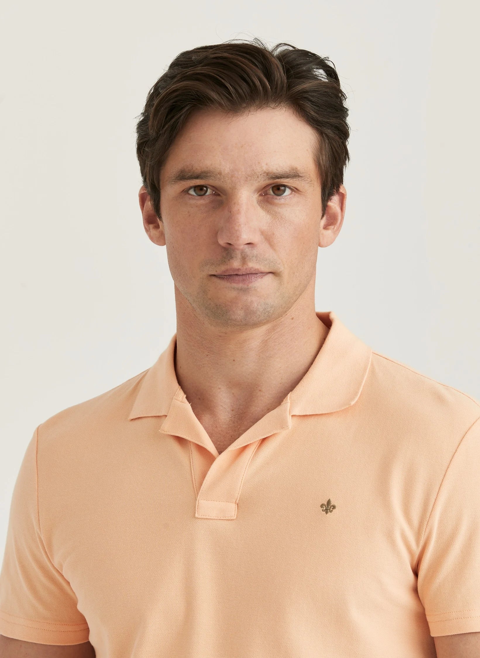 Dylan Piqué Shirt, Orange