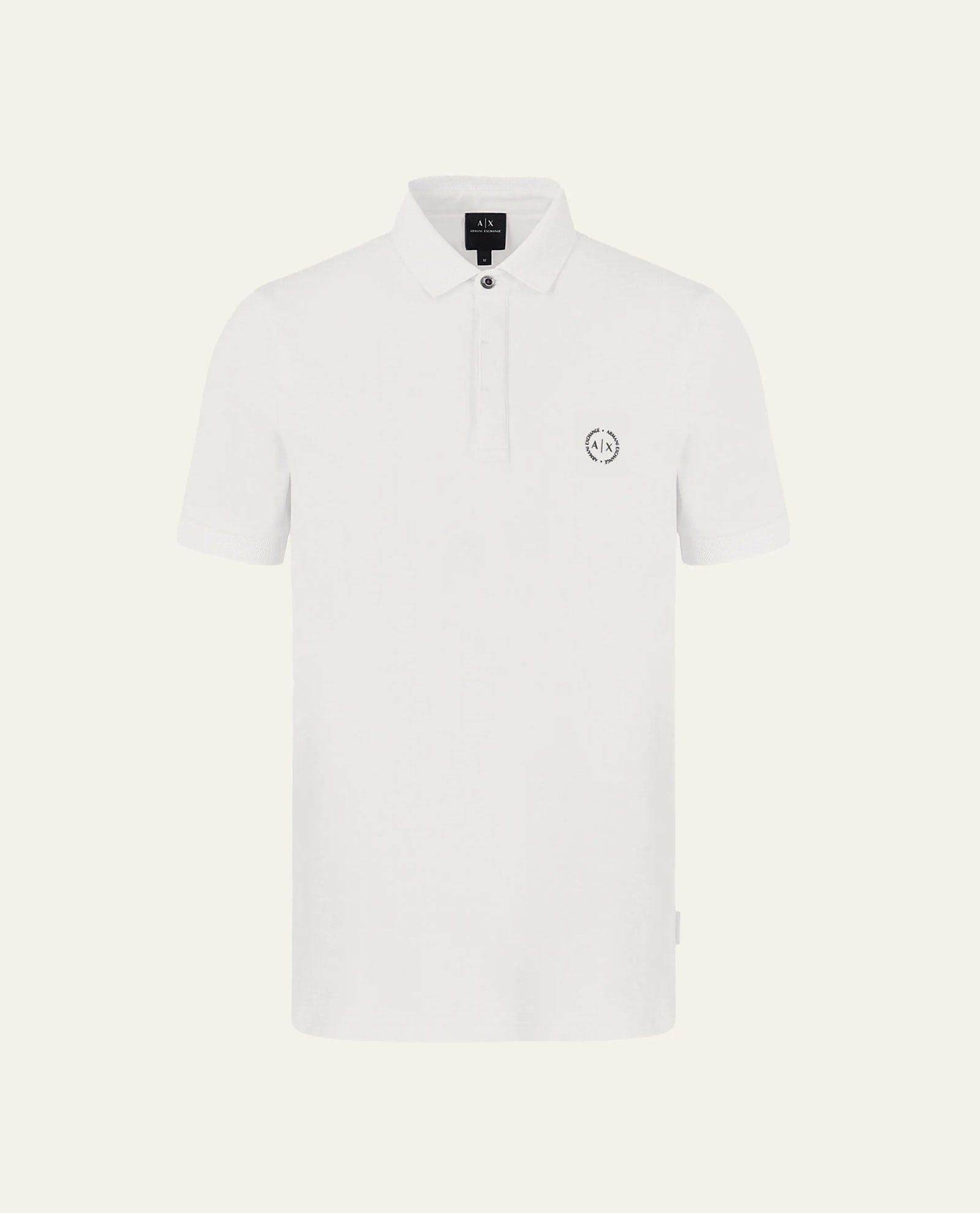 Man Jersey Polo Shirt, White