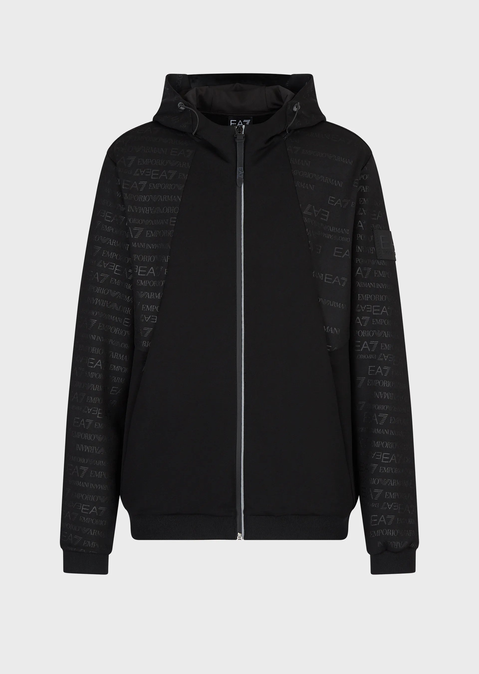 Man jersey sweatshirt, black