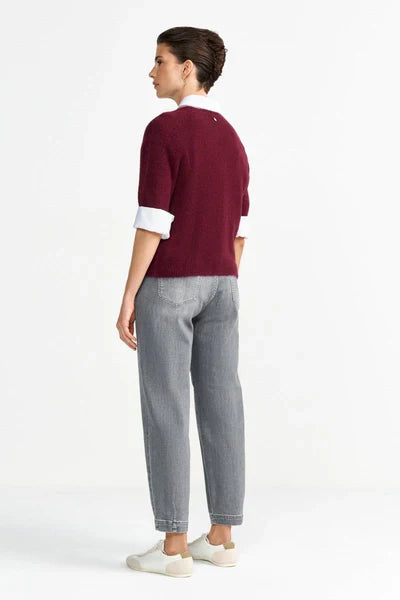 SLOUCHY GREY DENIM JEANS, DENIM GREY