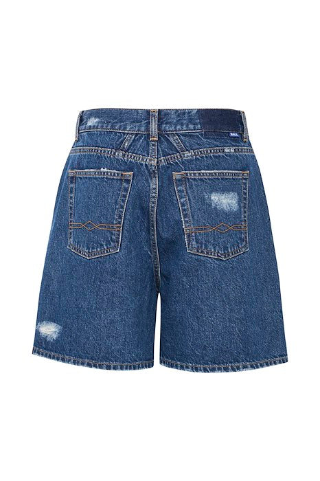 Baserre Denim Shorts, Medium Blue