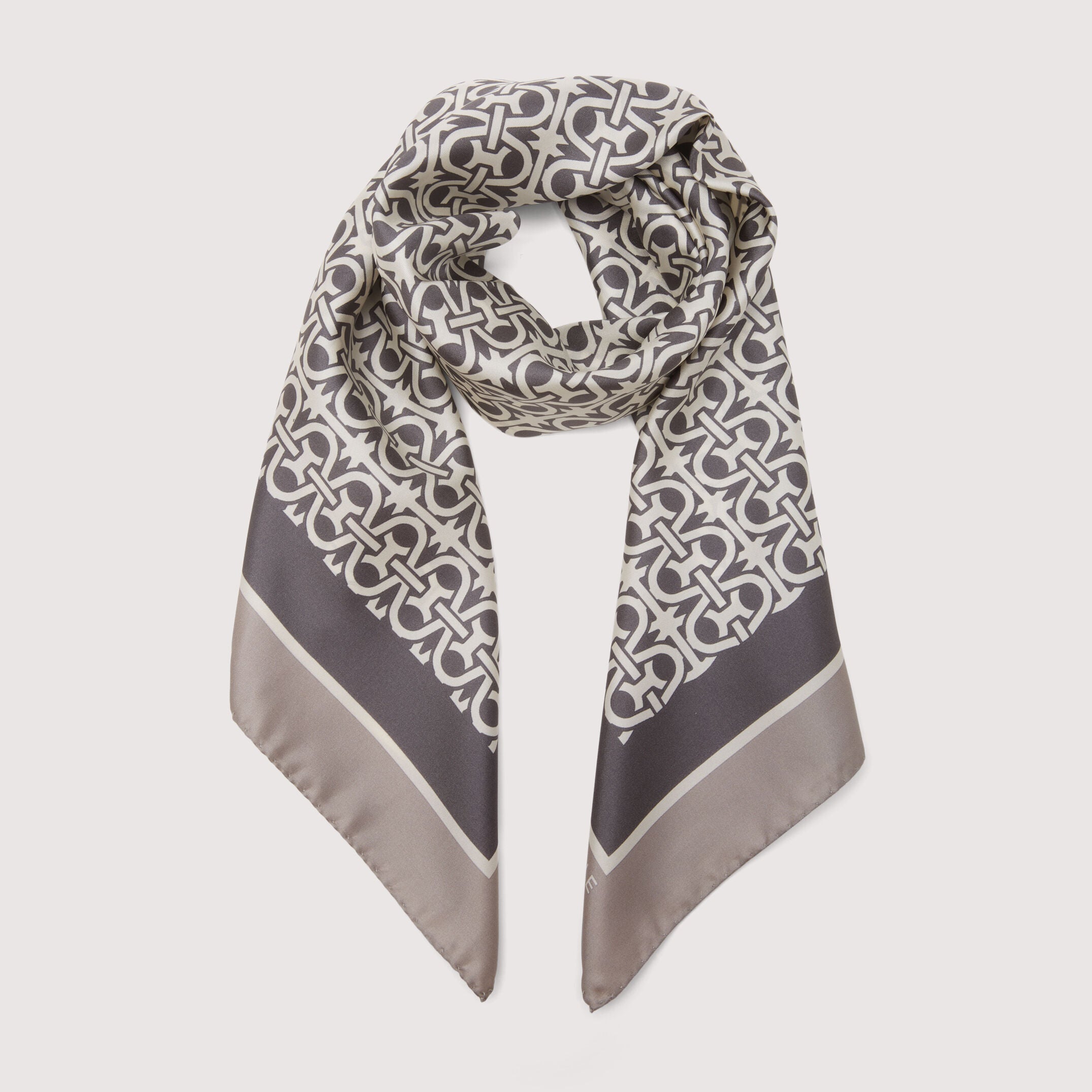 Monogram foulard, stone