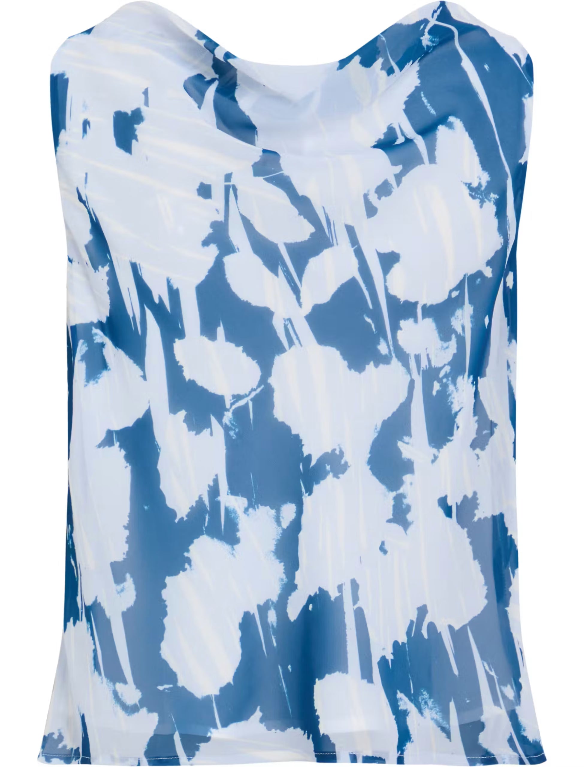 SL Drape Top - Print, Poseidon