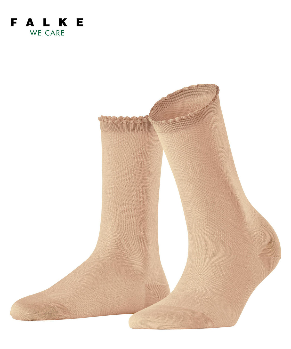 Bold Dot Women Socks, Camel
