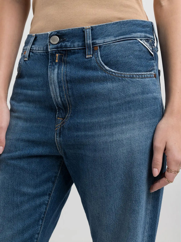 BECKA FLARED BOOTCUT JEANS, MEDIUM BLUE