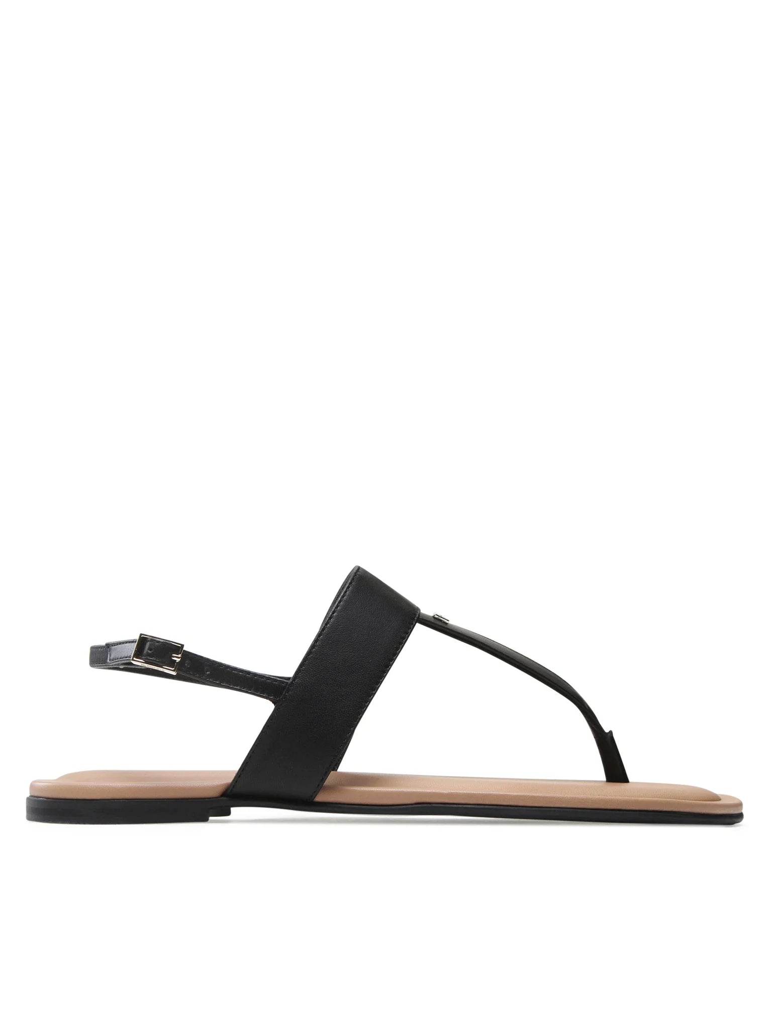 JO FLAT THONG-N SANDAL, BLACK