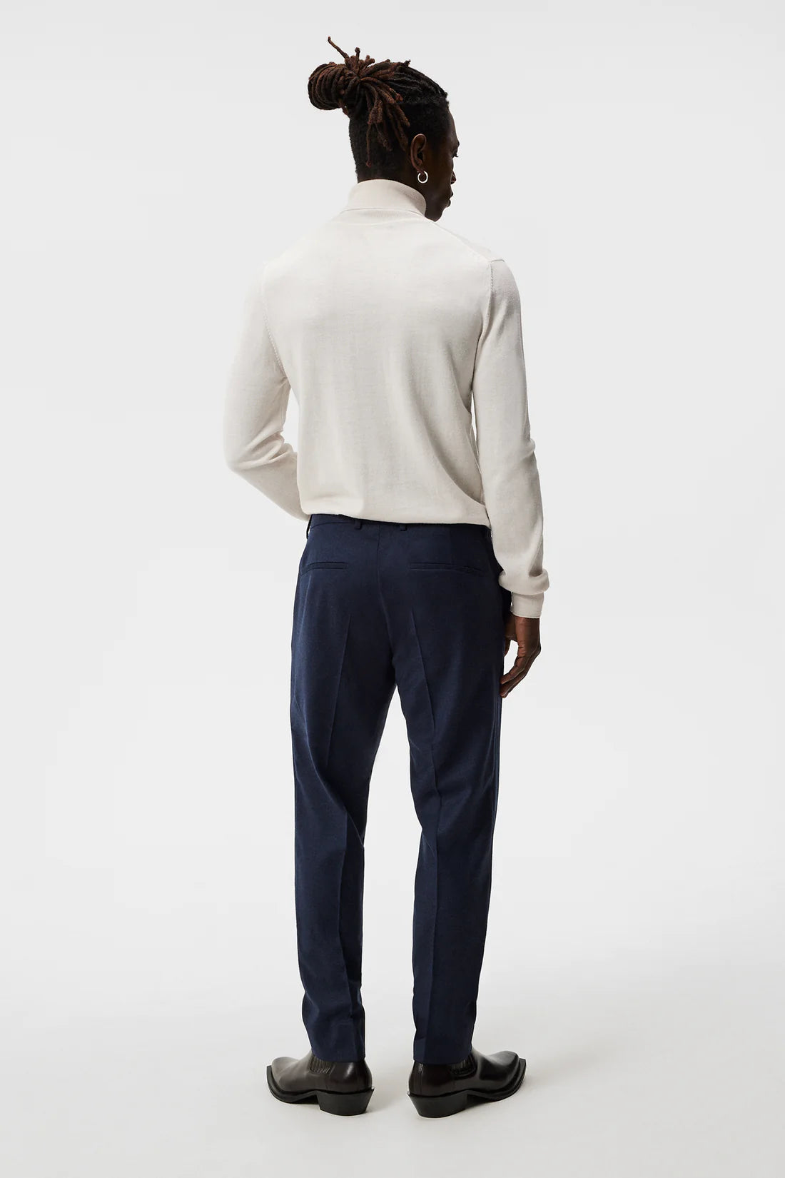 Grant Str Flannel Pants (navy)