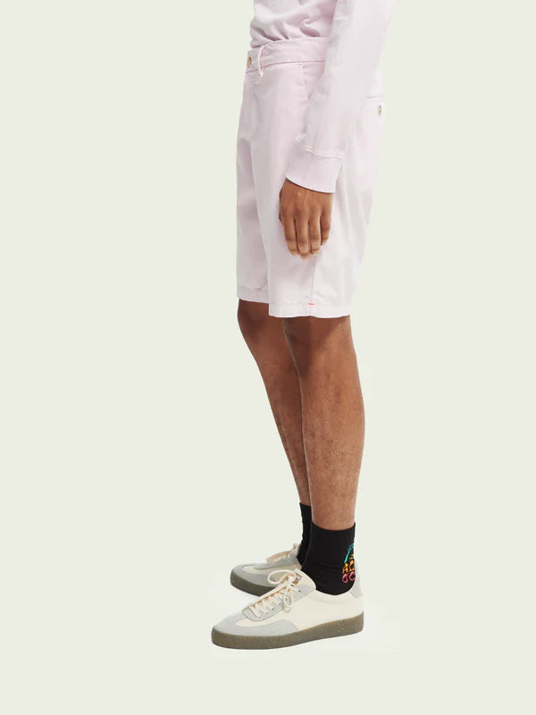 STUART PIMA COTTON SHORTS, PINK ICON