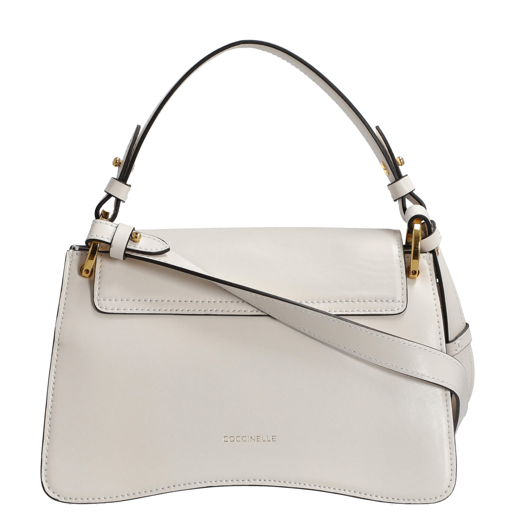 COCCINELLE C-ME CALF, BLANCO