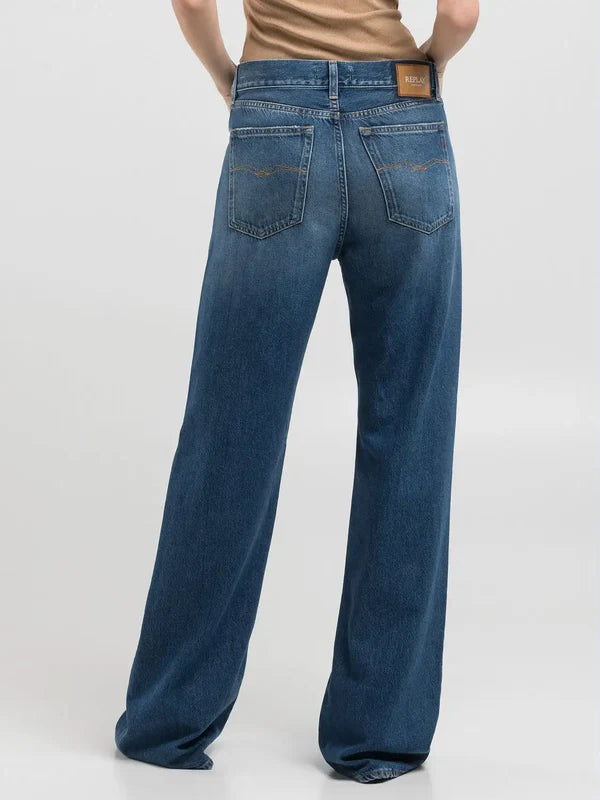 BECKA FLARED BOOTCUT JEANS, MEDIUM BLUE