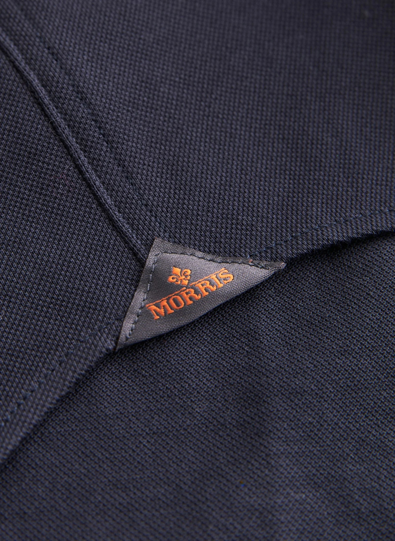 Eddie Pique Shirt, Slim fit, Old Blue