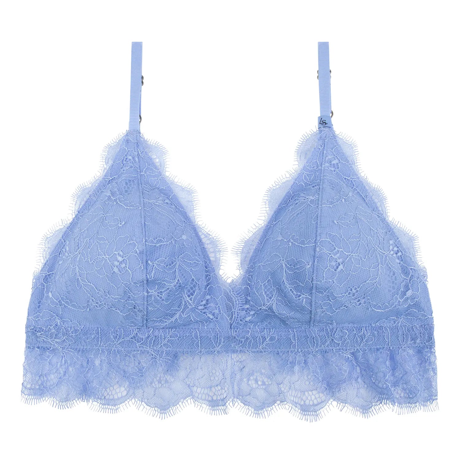 Gwen, padded bralette, blue