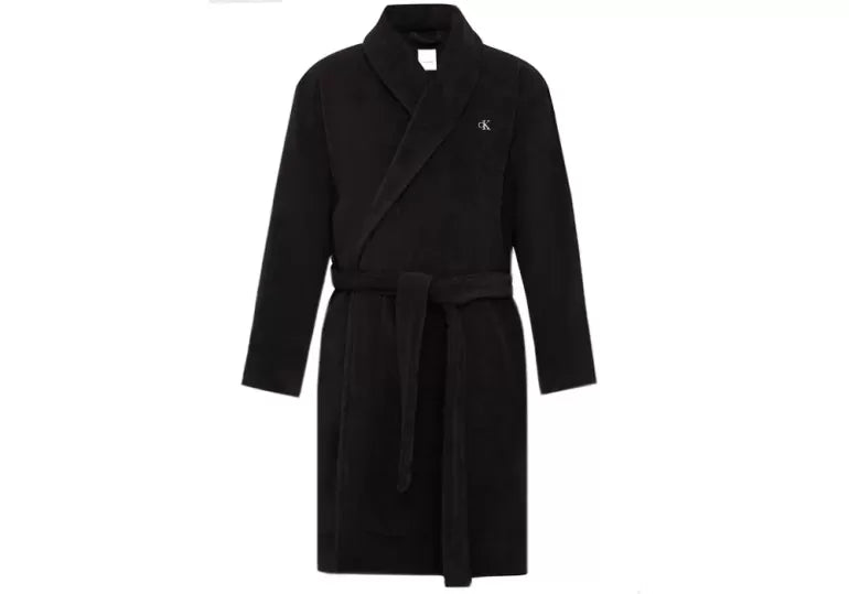 COMFORT FRENCH TERRY ROBE, BLACK