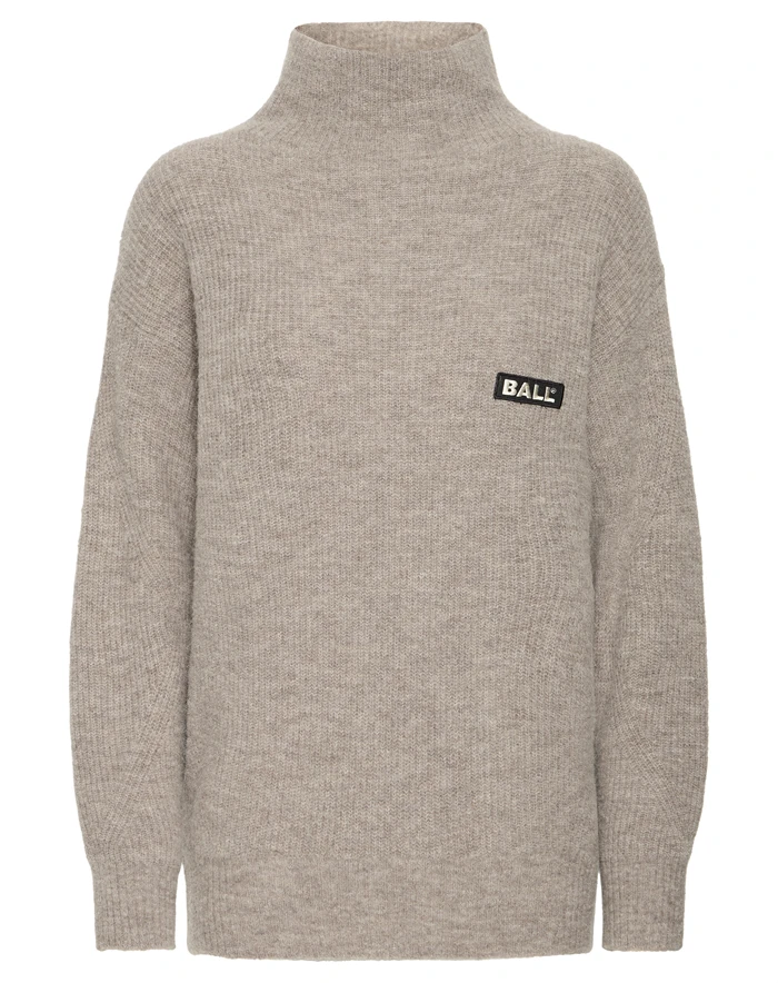 Bastacy High Neck Pullover, Vintage Khaki