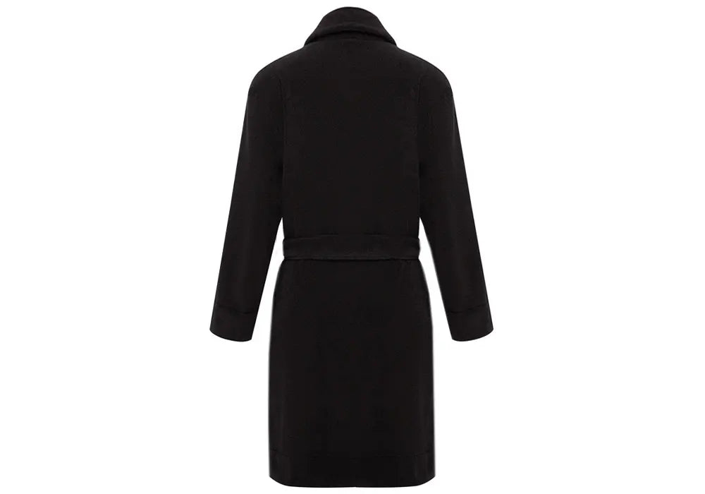 COMFORT FRENCH TERRY ROBE, BLACK