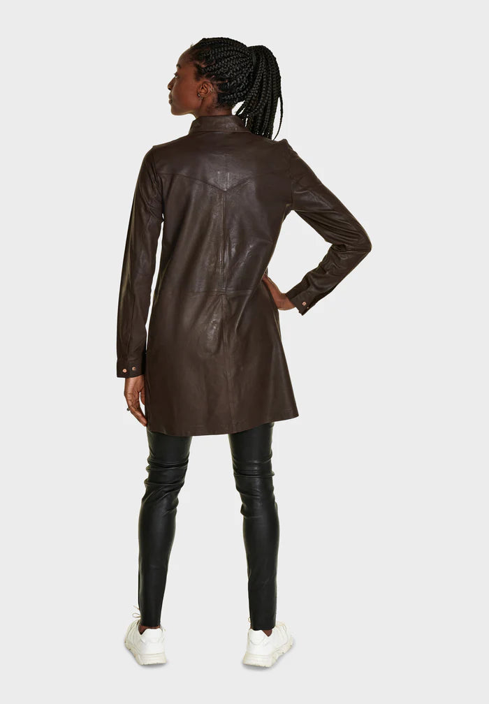 Long shirt, Choccolate brown