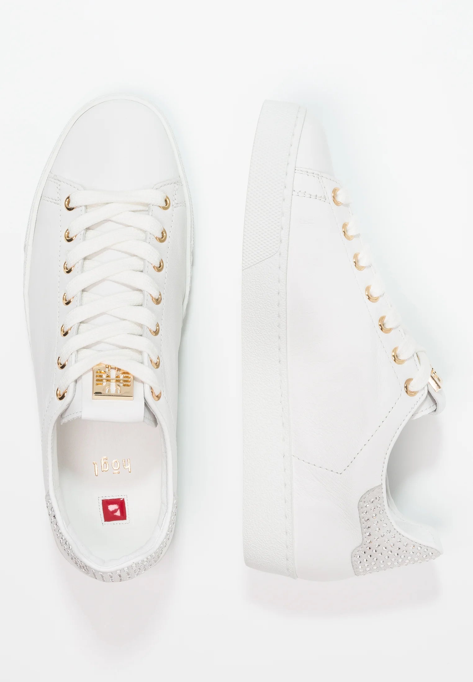 Glammy sneakers, white