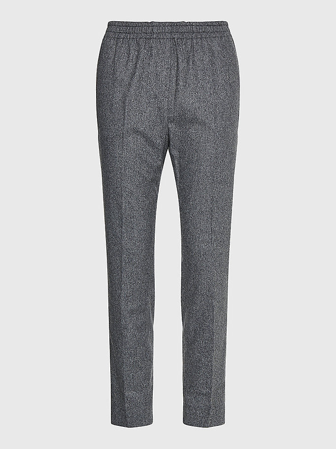 Tweed Pull On Pant, grå