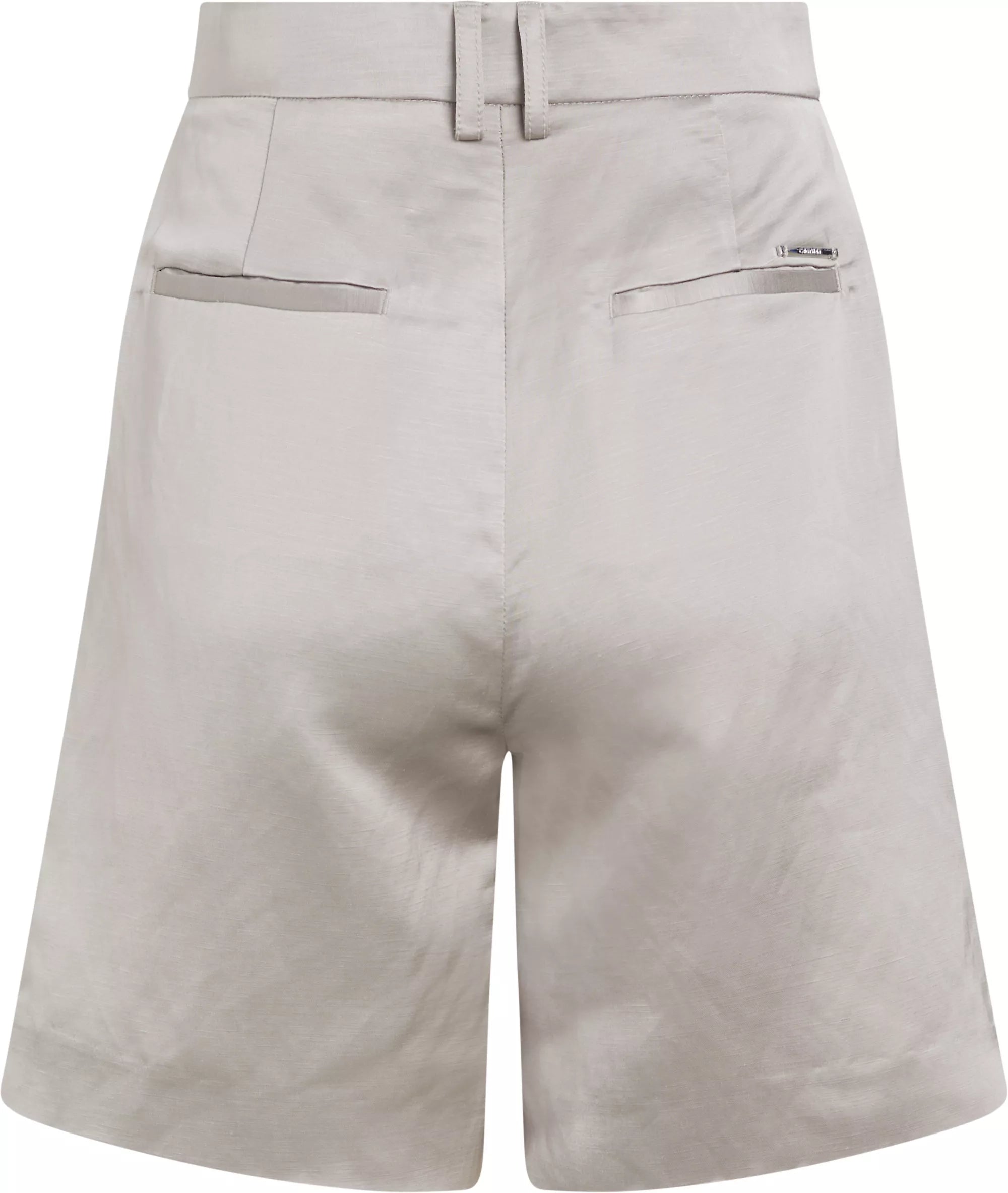 Viscose Linen Shorts, Sand Pebble