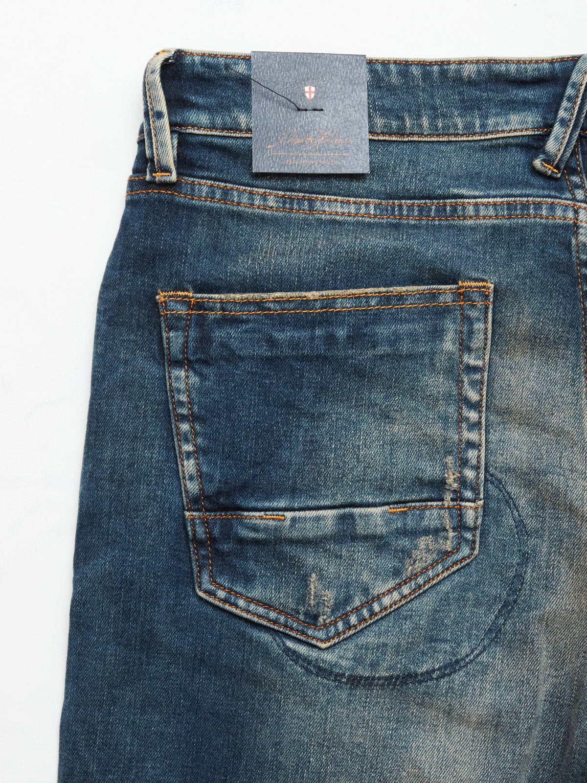 Vinci Patched Super Used Jeans