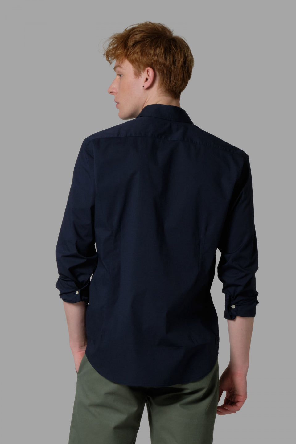 Man Shirt poplin stretch