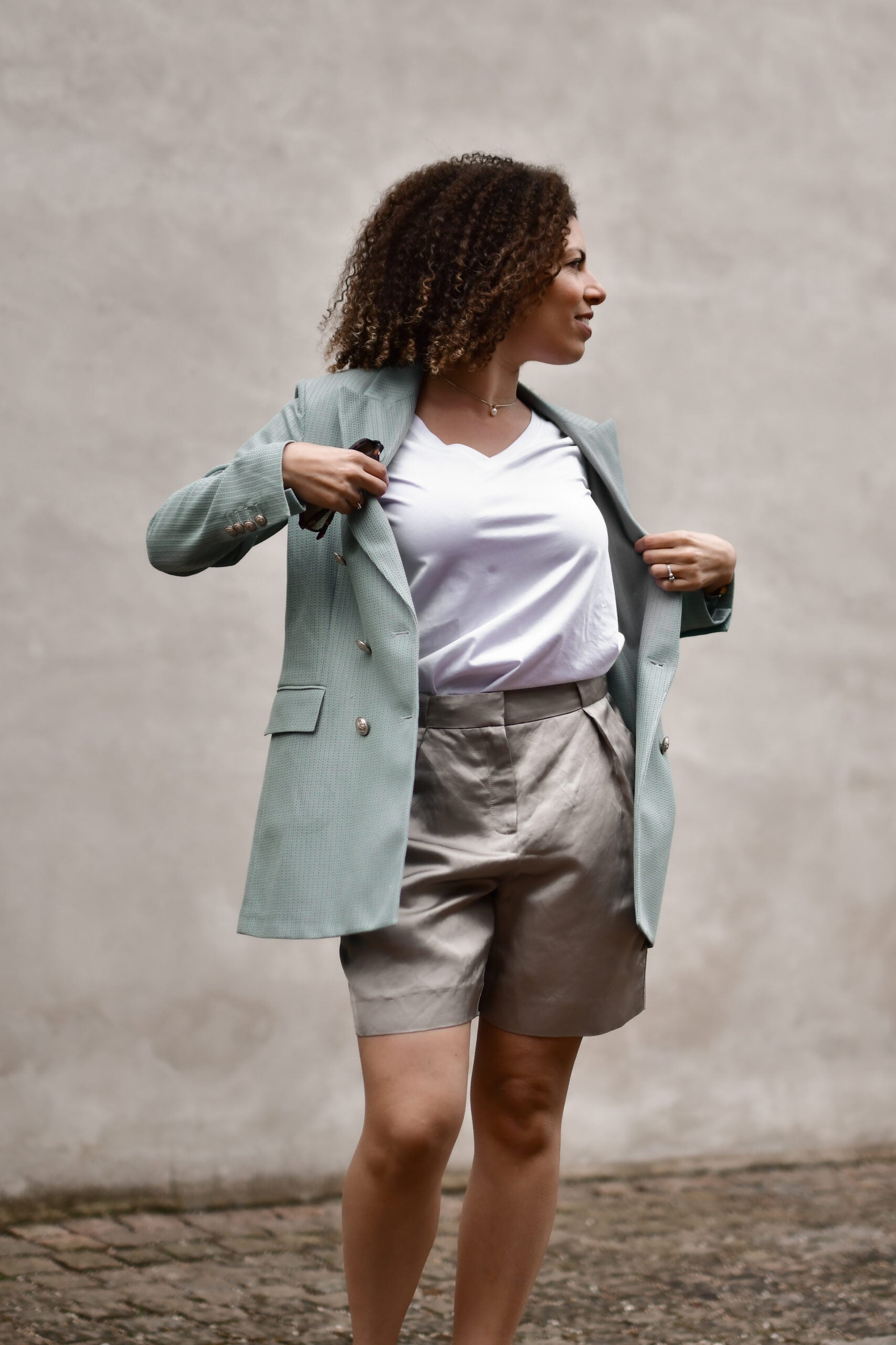 Blazer D. Breasted, Acquamarina