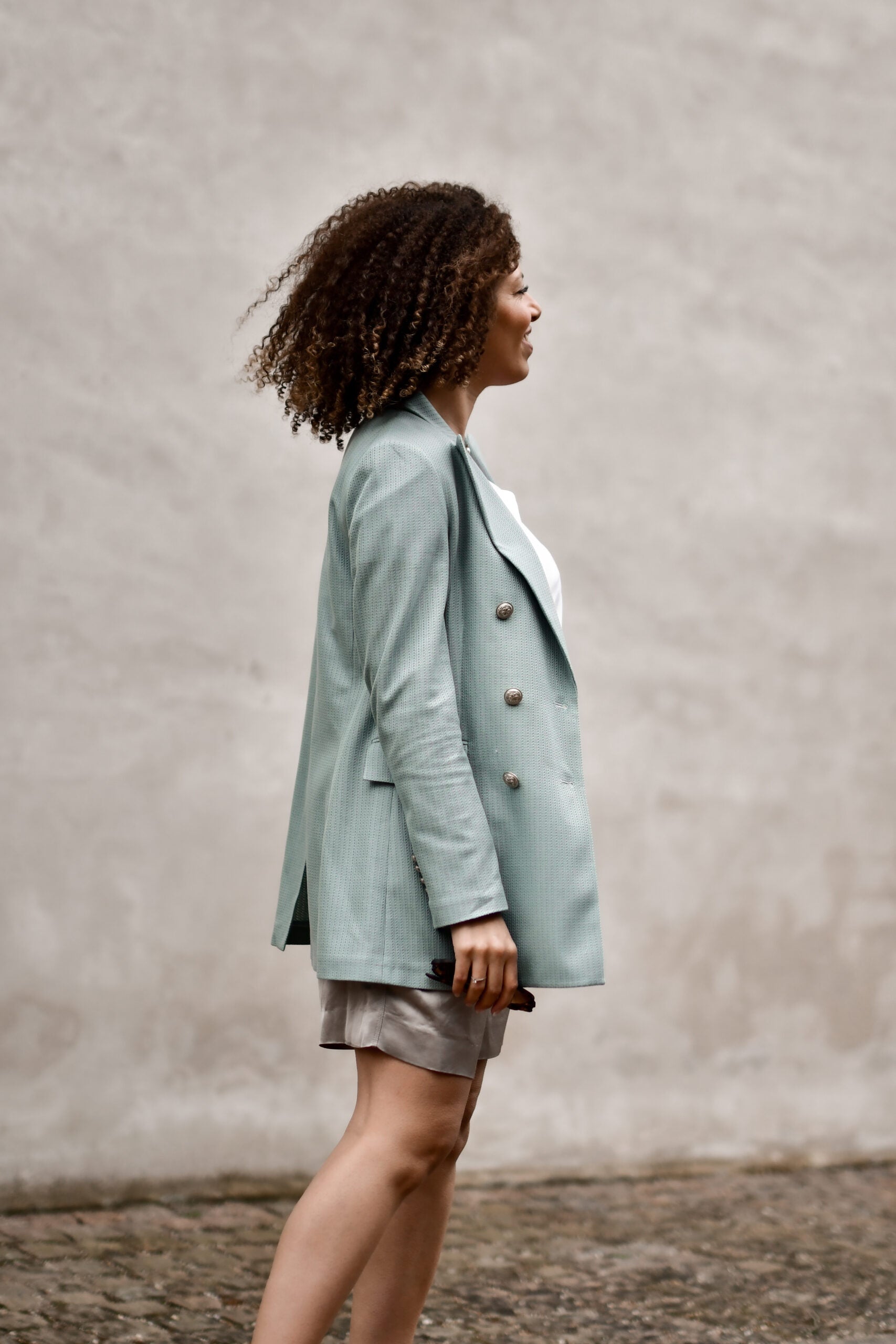 Blazer D. Breasted, Acquamarina