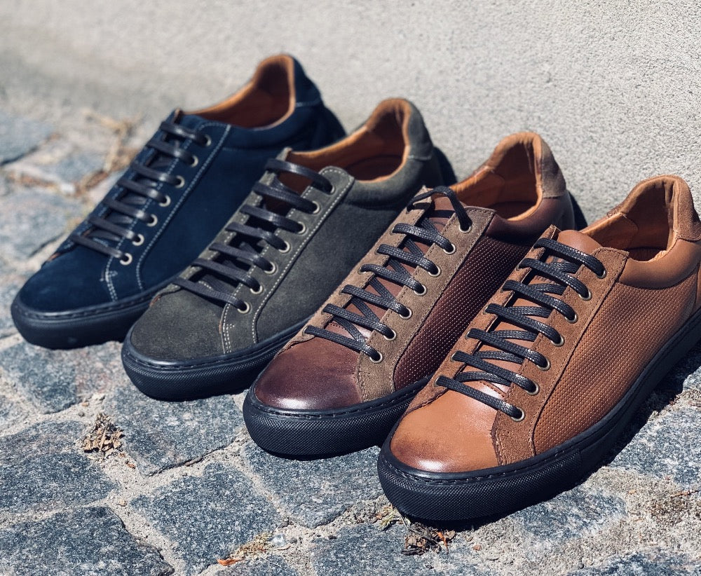 Læder Sneakers, 2 farver