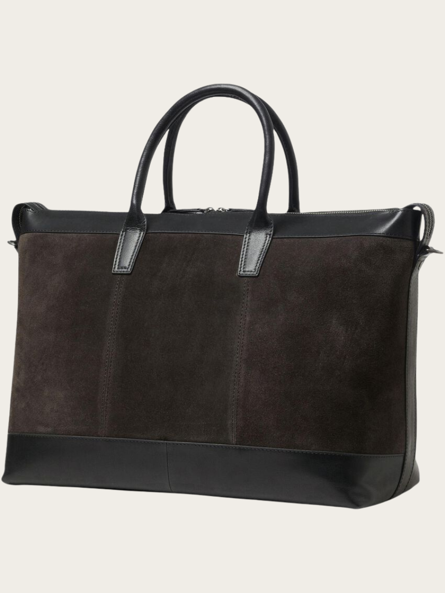 HERMANUS WEEKENDBAG, DARK BROWN