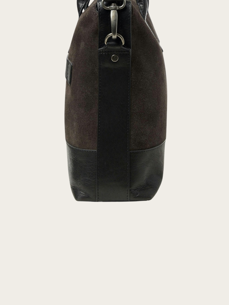 117840 TAYLOR COMPUTER BAG Tas DK.BROWN