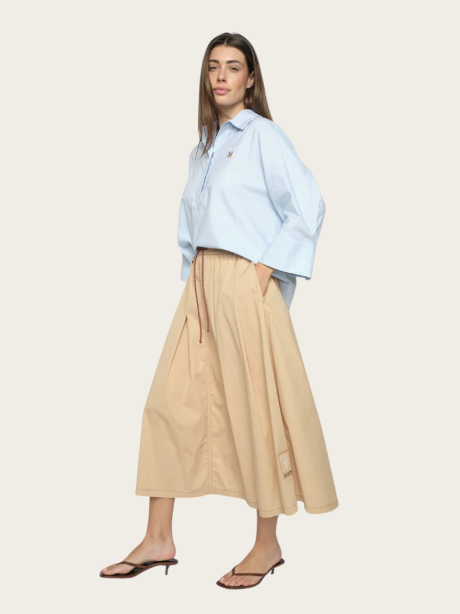 ADINE TIVO SKIRT, SESAME