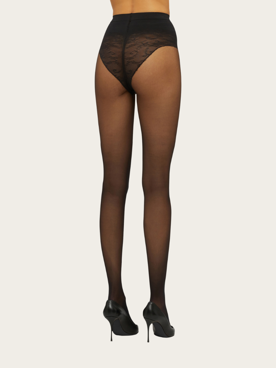 TUMMY 20 CONTROL TOP TIGHTS, BLACK