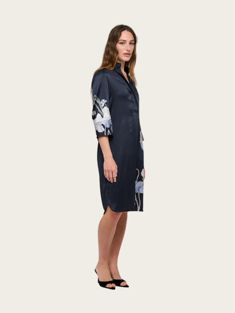 KAMILLES SHIRT DRESS, REVERIE MIDNIGHT