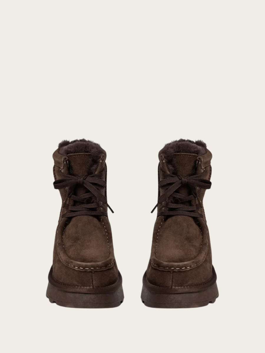 DRISE TEDDY BOOT, DARK BROWN
