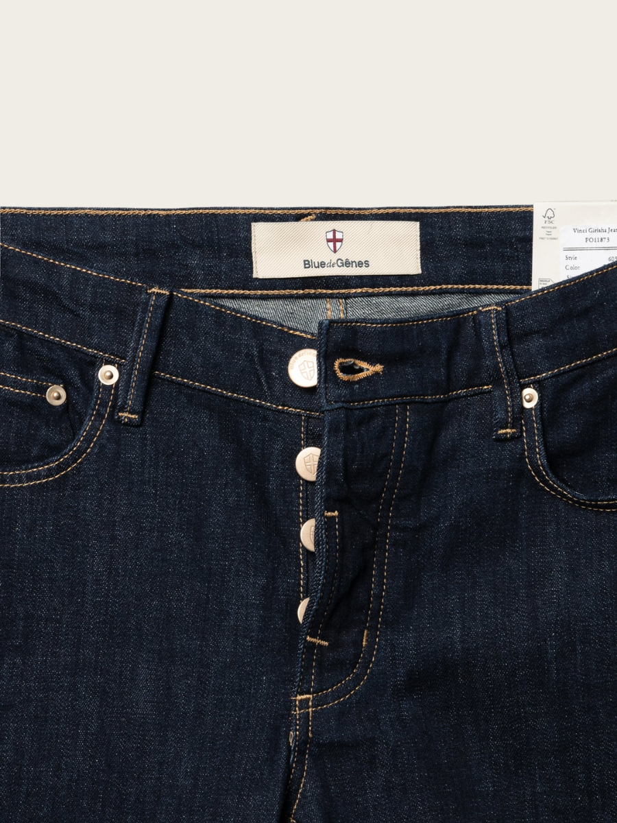 VINCI GIRISHA RINSE JEANS, RINSE WASH