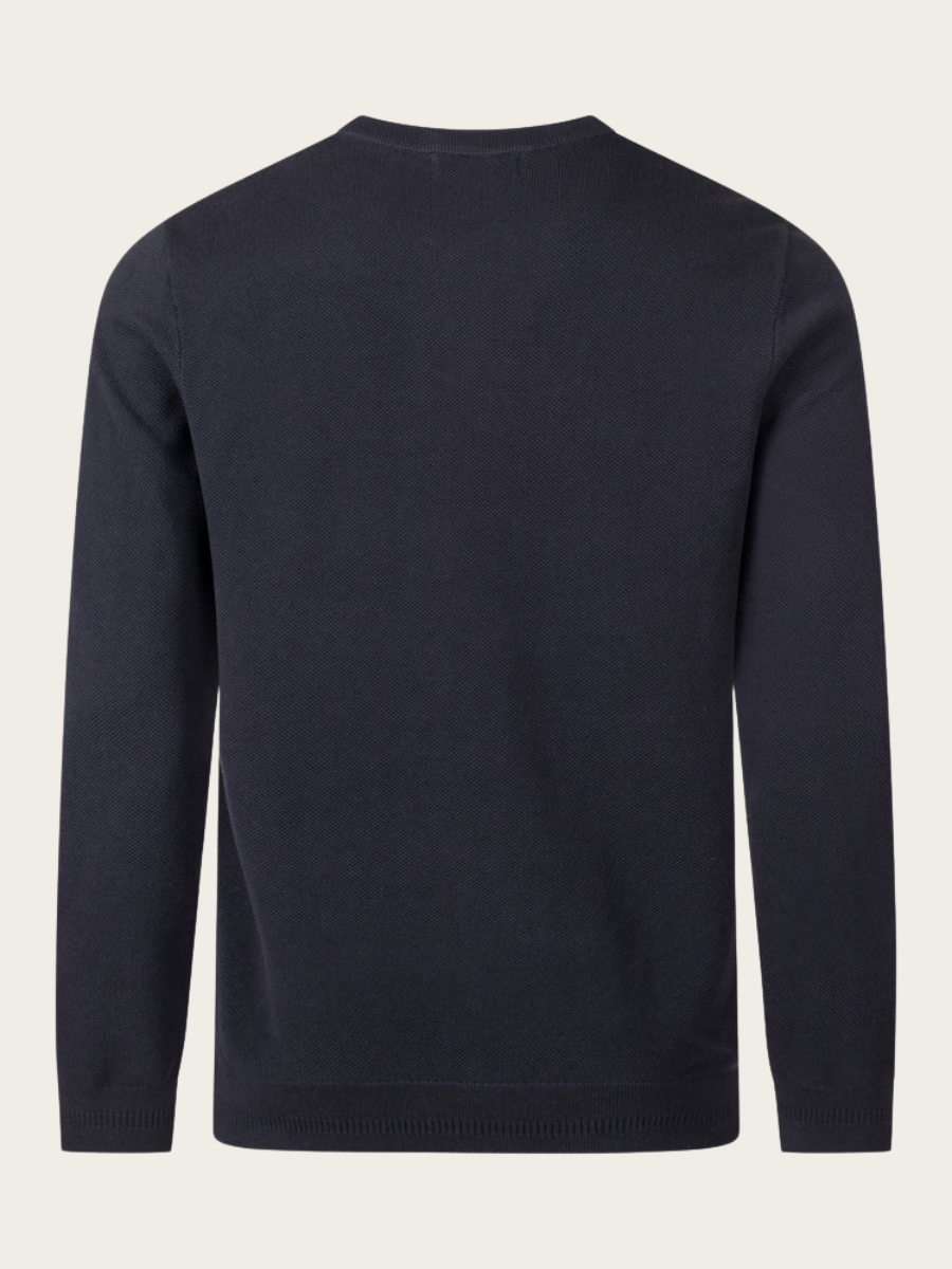 PIQUE STITCH JUMPER, NAVY